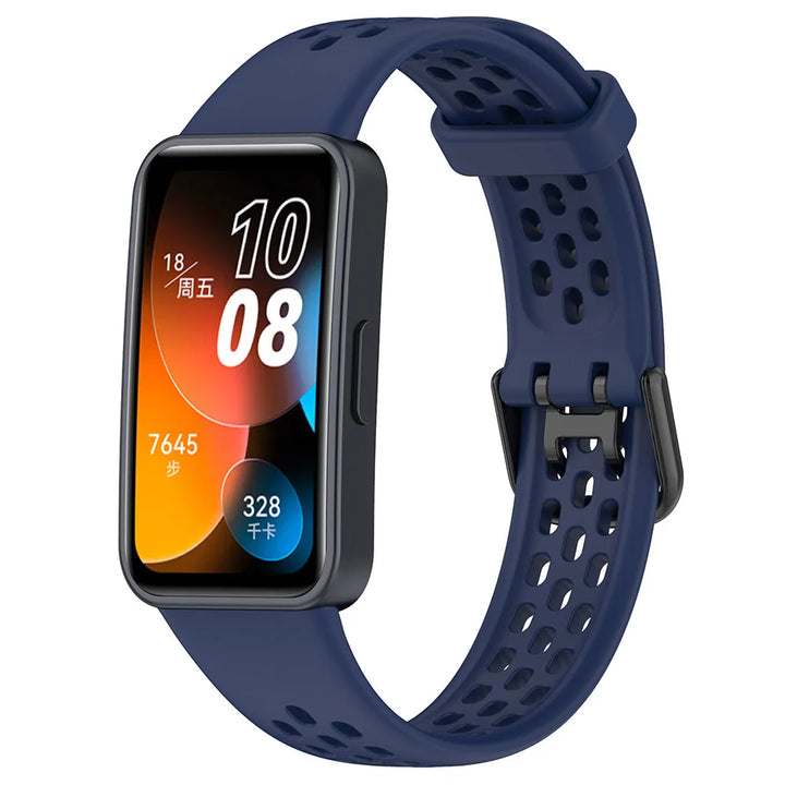 Breathable Silicone Watch Strap for Huawei Band 8/9/10