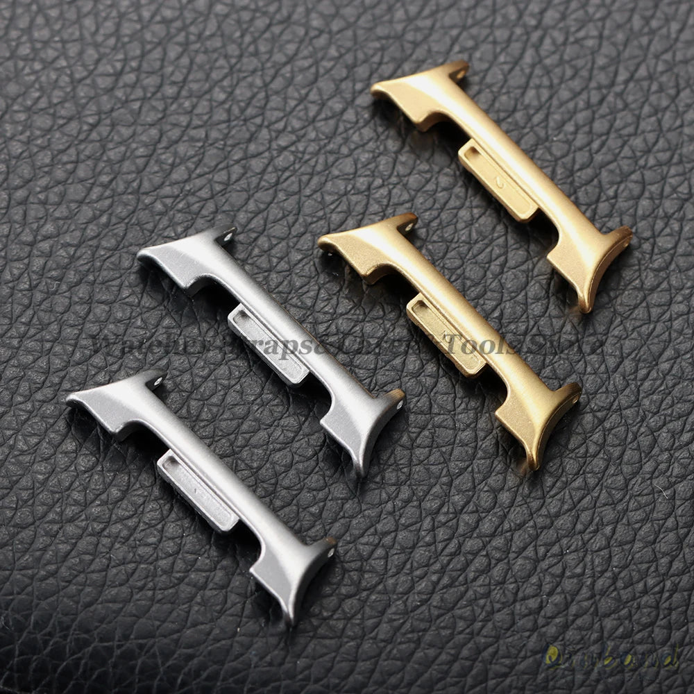 1 Pair Stainless Steel Connectors – Galaxy Watch 8, 20/22mm