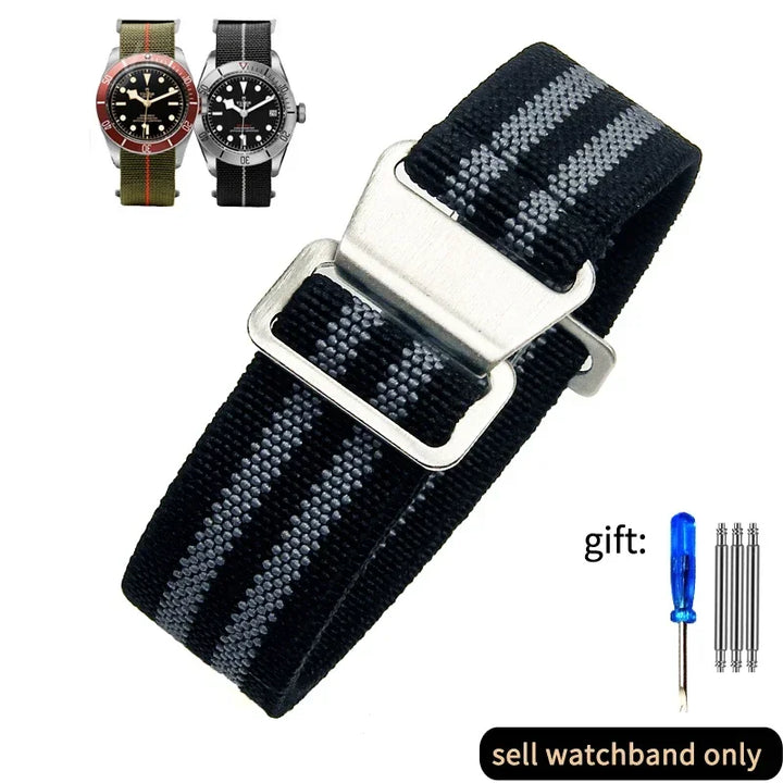 French Army Nylon Watch Band 18–22mm