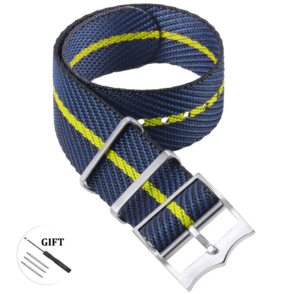 Premium Canvas Nylon Watch Strap 20/22mm