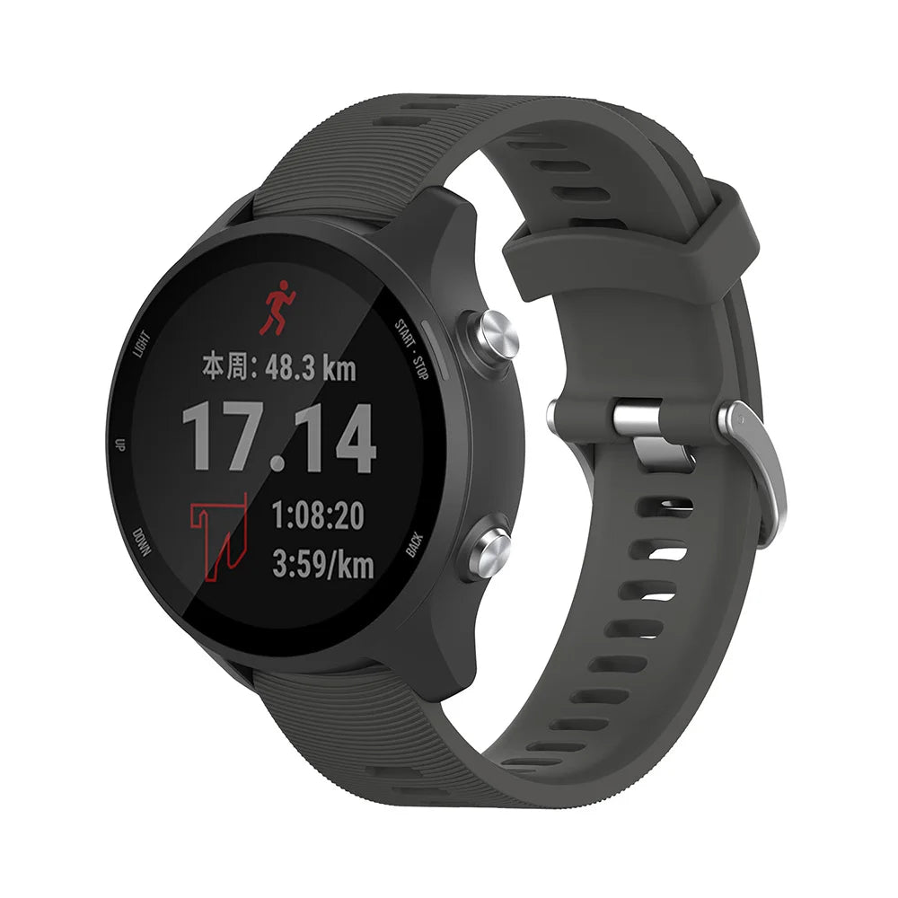 20mm Garmin Silicone Replacement Strap – Forerunner & Vivoactive Series