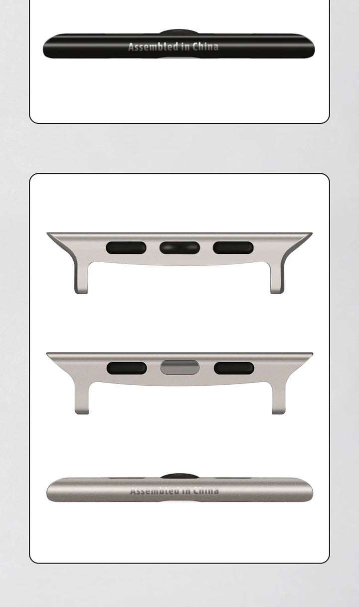 2pcs 316L Stainless Steel Adapter For Apple Watch Ultra3 49mm Series11 10 9 8 SE 45mm 44mm 46mm 42mm Apple Watch Band Connector