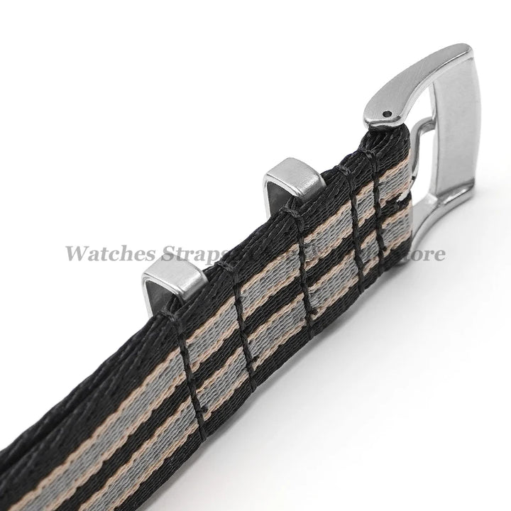 Nylon Watch Strap for Omega 007 for Seamaster 300 Canvas Watchband 18mm 20mm 22mm 24mm for Seiko Men Sport Bracelet Wrist Band