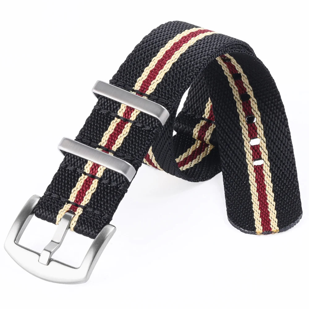 High Density Nylon Watchband for Omega Seamaster Premium Quality Bracelet for Rolex Waterproof Sweat-Proof 20mm 22mm Strap