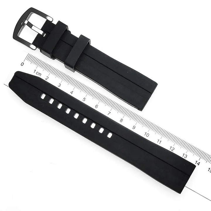 Long Silicone Watch Strap – 20/22mm, Sport Band for Samsung, Huawei, Seiko
