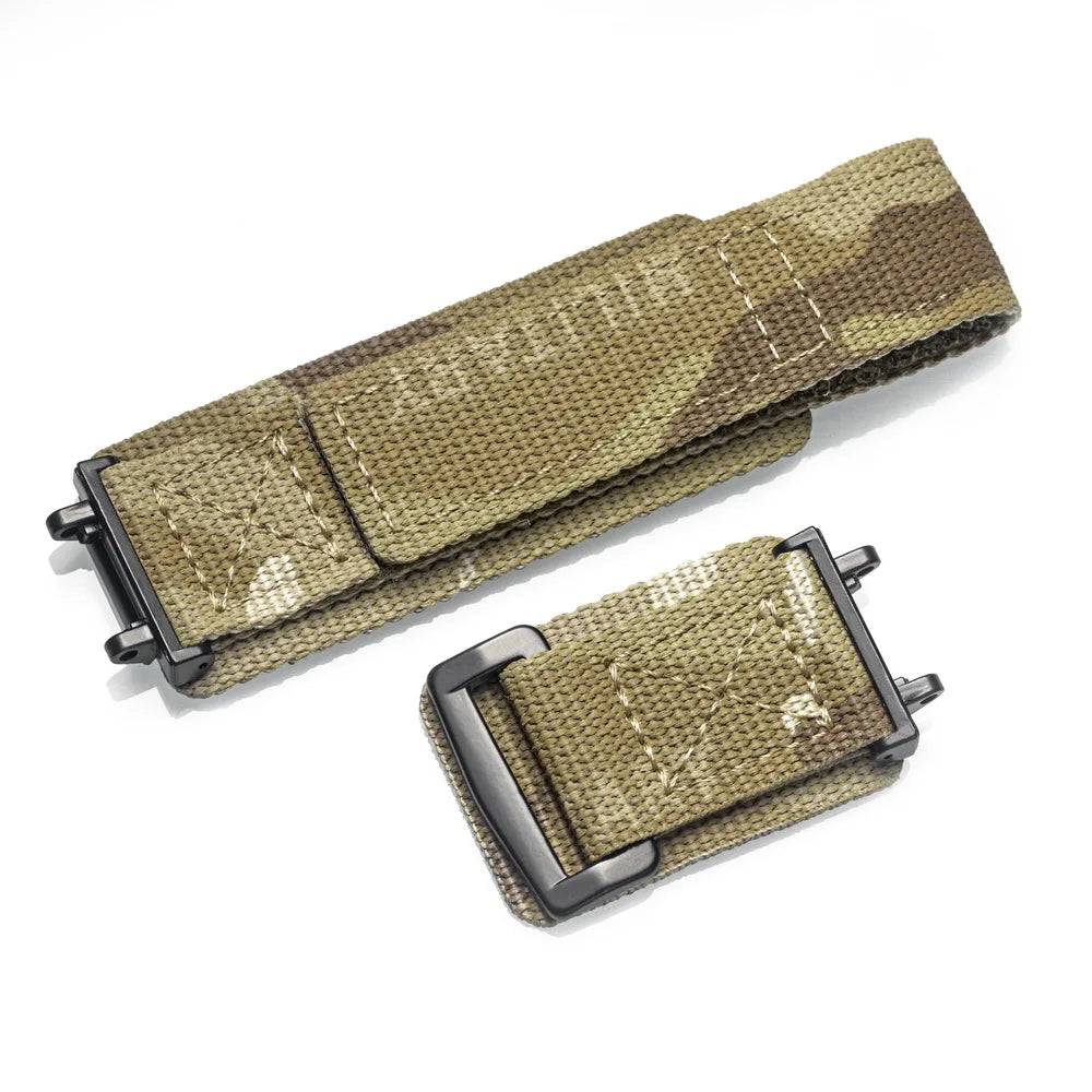 Hemsut Watch Bands For Huami Amazfit T-Rex 2/T-Rex 3/Pro Millitary Camouflage Nylon Sports Strap With Woven Loop Design