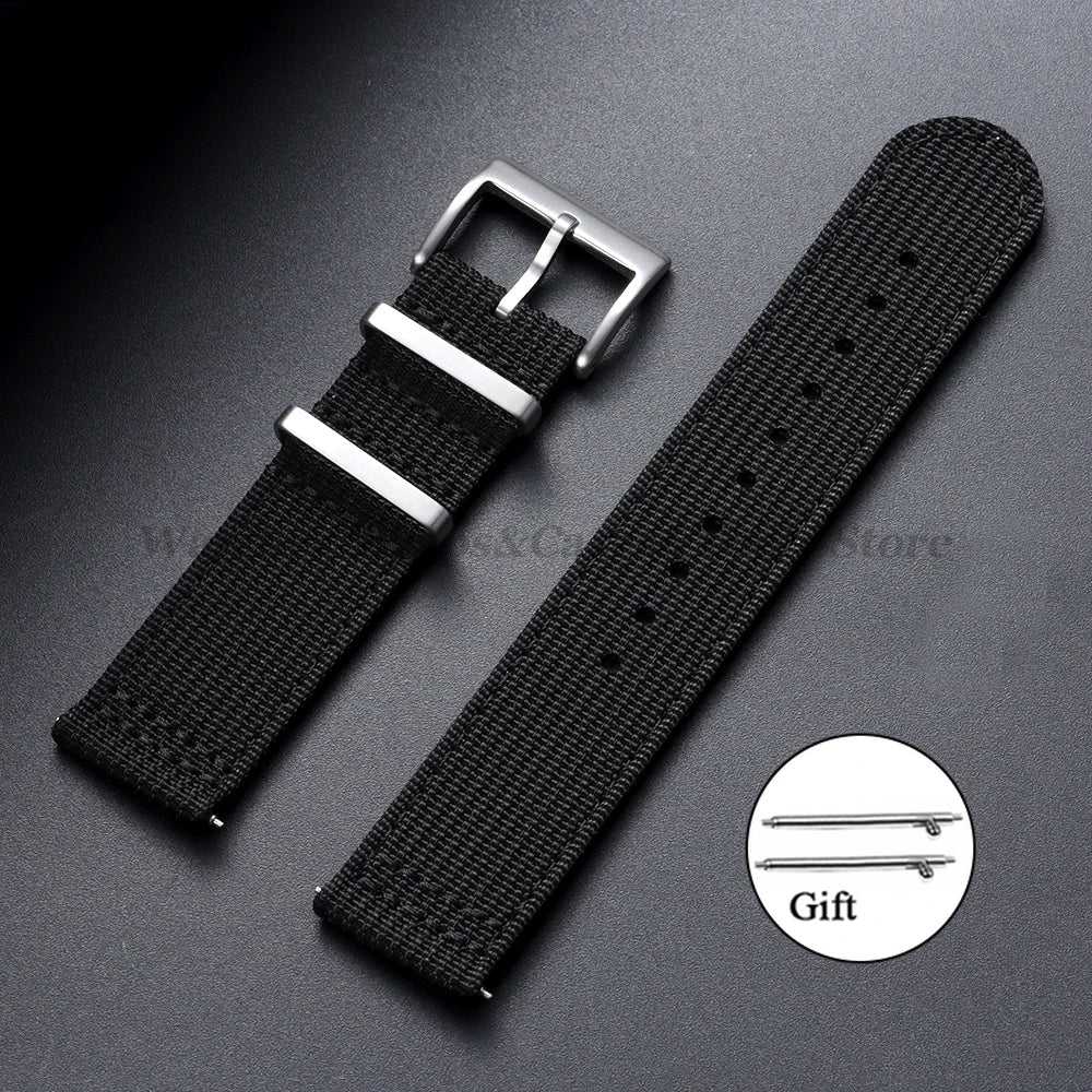 Soft Nylon Strap (20–22mm) – Quick Release Sport