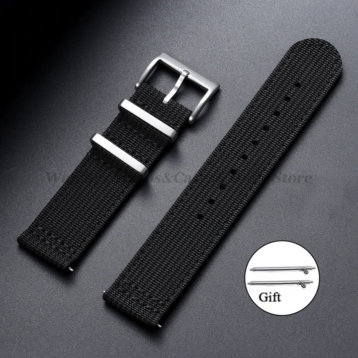 Soft Nylon Strap (20–22mm) – Quick Release Sport
