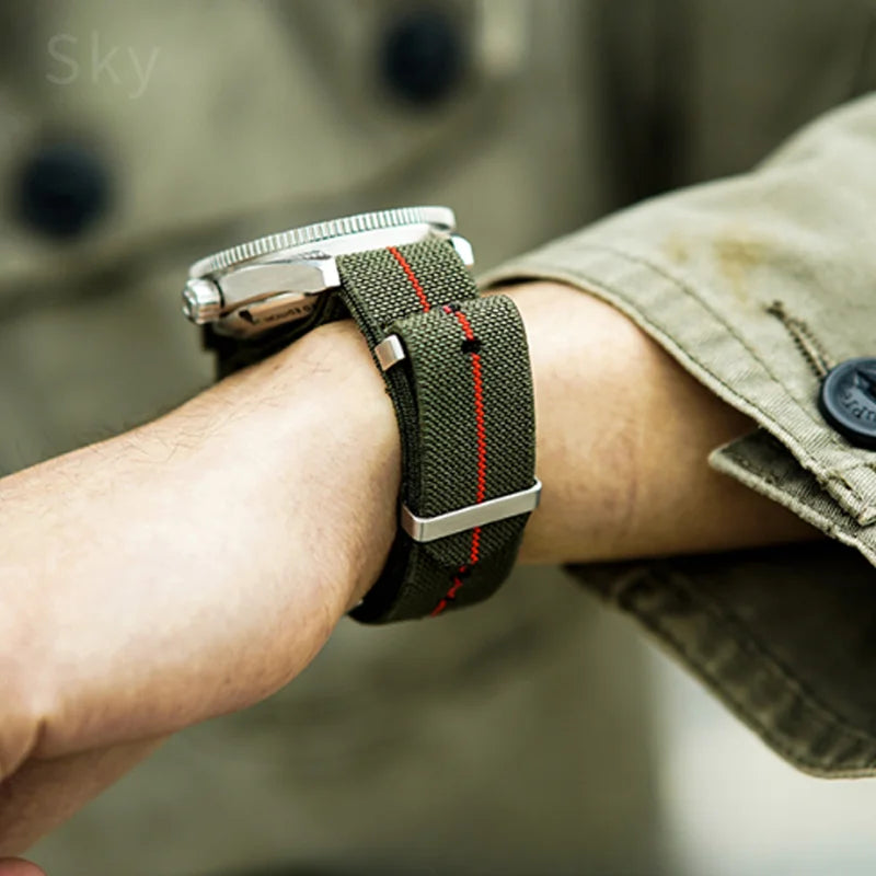 Nylon Parachute Strap 18–22mm