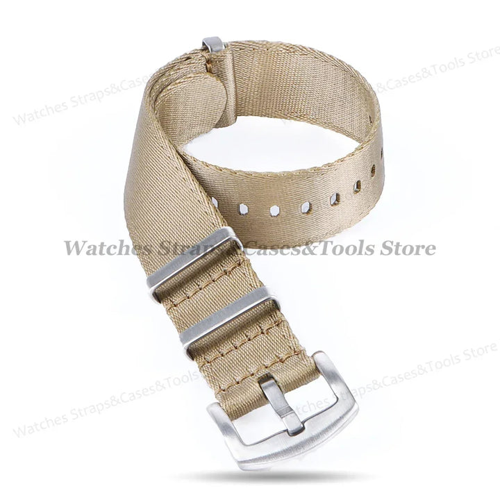 18mm 20mm 22mm Soft Nylon Watchband Bracelet Army Military Men Sport Strap for Omega 007 for Seamaster 300 Replacement Wristband
