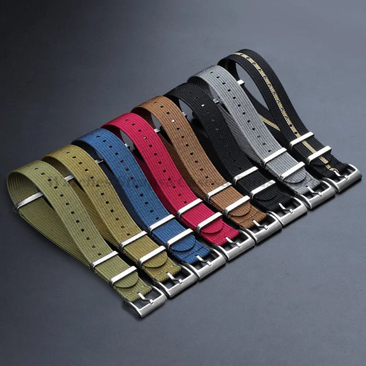 Universal Fabric Braid Watch Band 18mm 20mm 22mm Belt Men Nylon Bracelet for Omega for Huawei Watch GT4/GT3/2 Watch Accessories