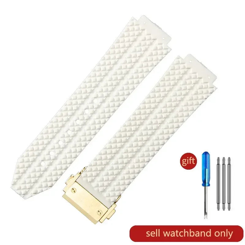 Waterproof Sports Silicone Watch Band 24x17 & 26x19mm (Men & Women)