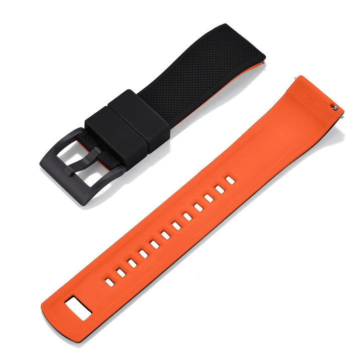 JUELONG Premium Silicone Watch Band 20mm Quick Release Rubber Strap Waterproof Men Women Replacement Watchband