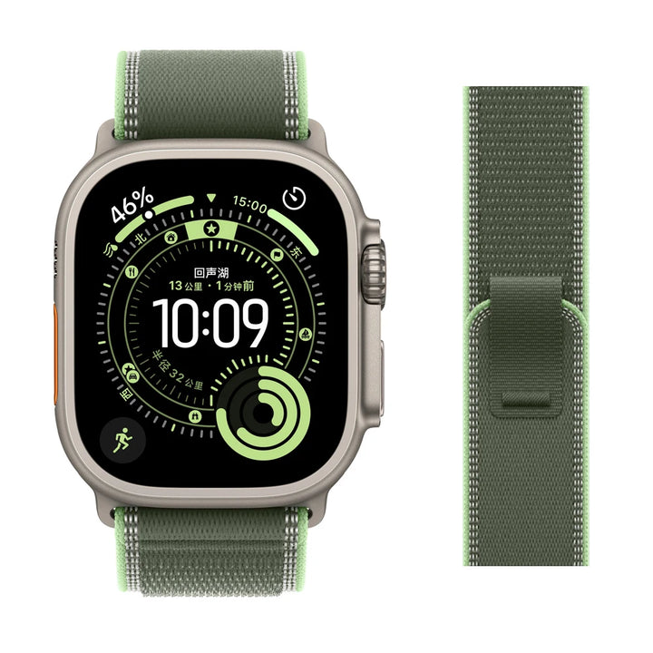 Alpine Loop for Apple Watch Ultra 3 Band 49mm 44mm 45mm 46mm 41mm 42mm Nylon Trail bracelet correa Series 11 10 9 8 7 6 se Strap