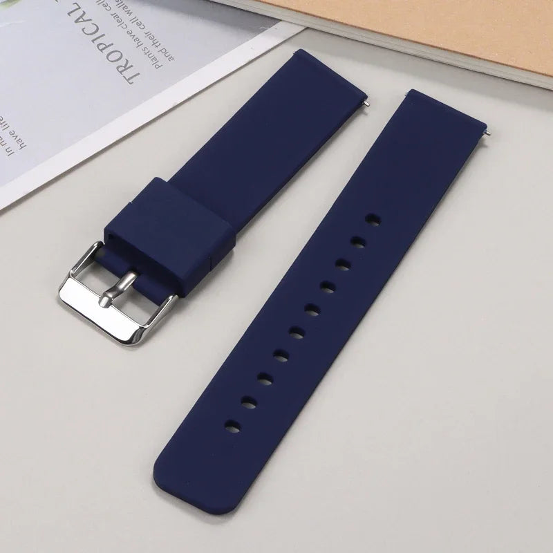 Soft Silicone Quick Release Watch Strap 10–24mm – Universal