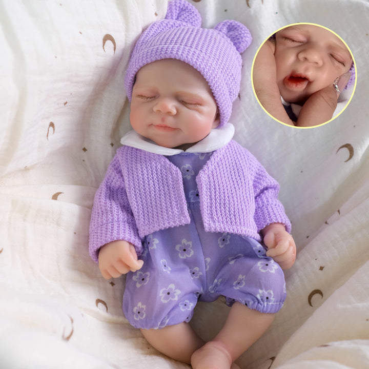 NPK 32 cm Handmade Silicone Reborn Doll — Open Mouth Premie