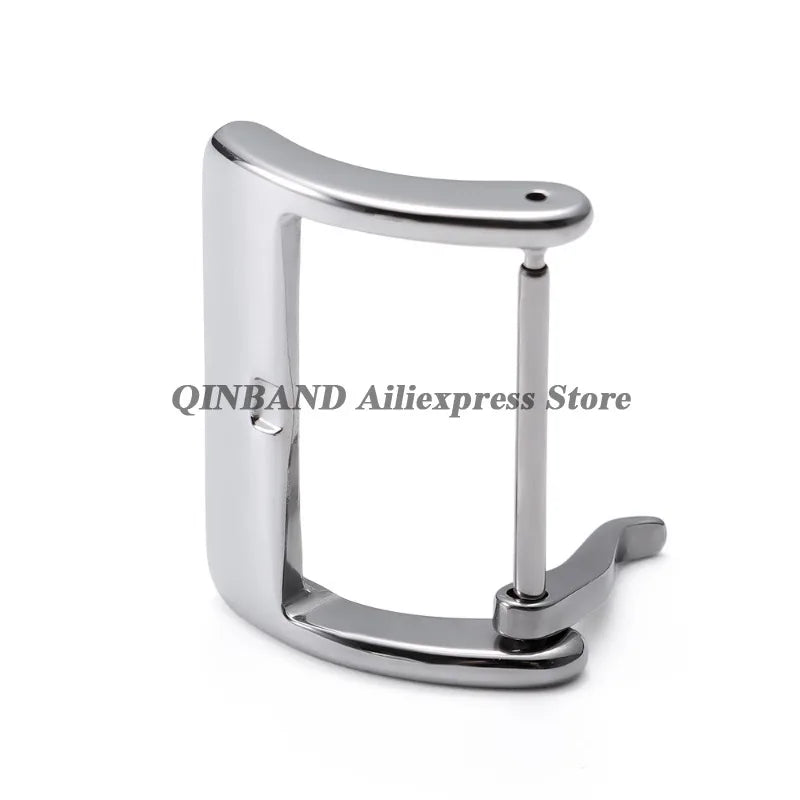 304L Stainless Steel Pin Watch Buckle 16–20mm (Matte/Polished,
