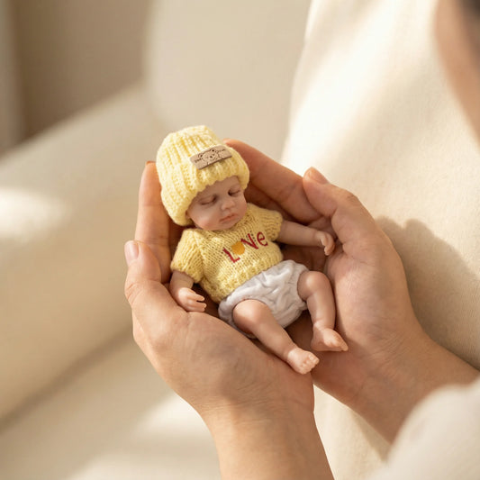 Loulou 8″ Solid Silicone Sleep Doll