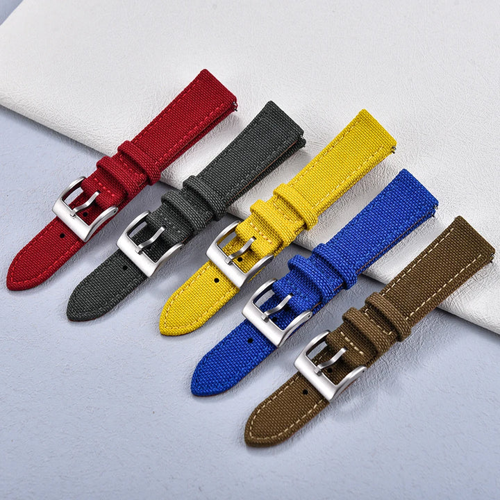 Sailcloth Nylon Watch Strap – 18-22mm Quick Release