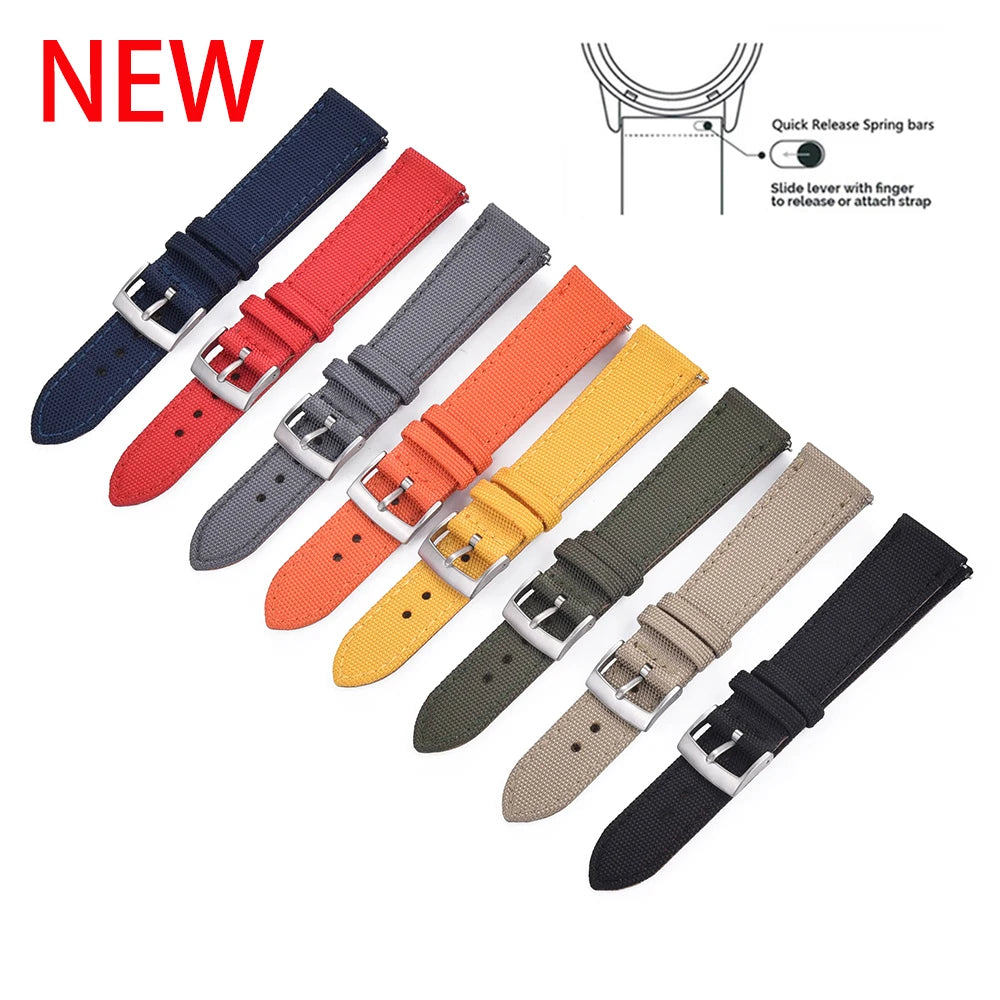 Canvas Sailcloth Hybrid Strap