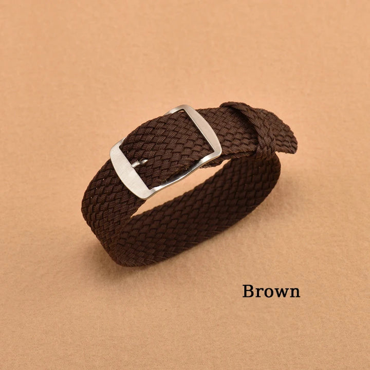 Nylon Weave Watch Strap for Perlon Watchband Wristband Women Men Bracelet Watch Accessories 14mm 16mm 18mm 20mm 22mm Sport Band