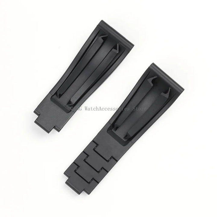 Rubber Silicone Watch Strap for Rolex Oysterflex – 20mm, Folding Buckle