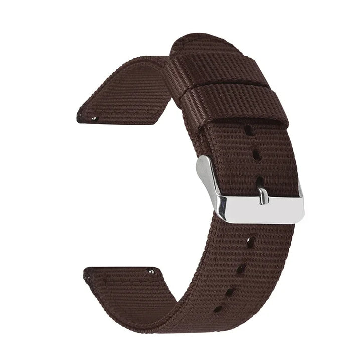 18mm 20mm 22mm 24mm Quick Release Watch Band Canvas Nylon Watch Strap for Garmin Fenix 5x Gps for Huawei Gt2 Wristband Bracelet