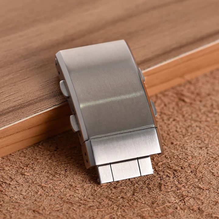 316L Stainless Steel Watch Buckle – 18-22mm Adjustable Double Push