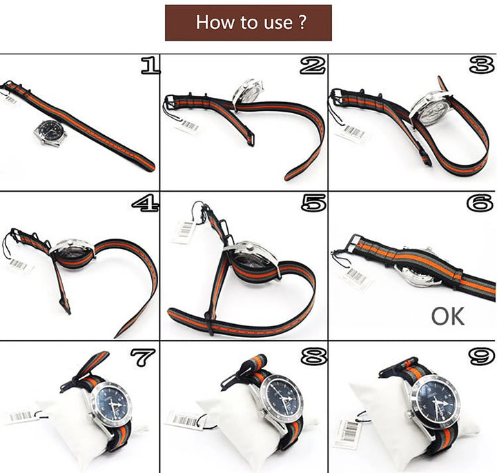 Military Watch Strap 20–22mm