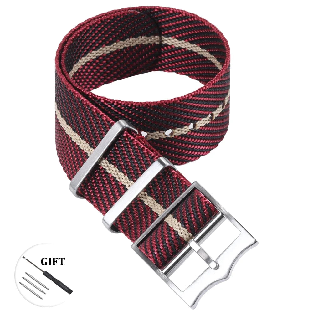 Nylon Military Watch Band 20–22mm (Sport Canvas)
