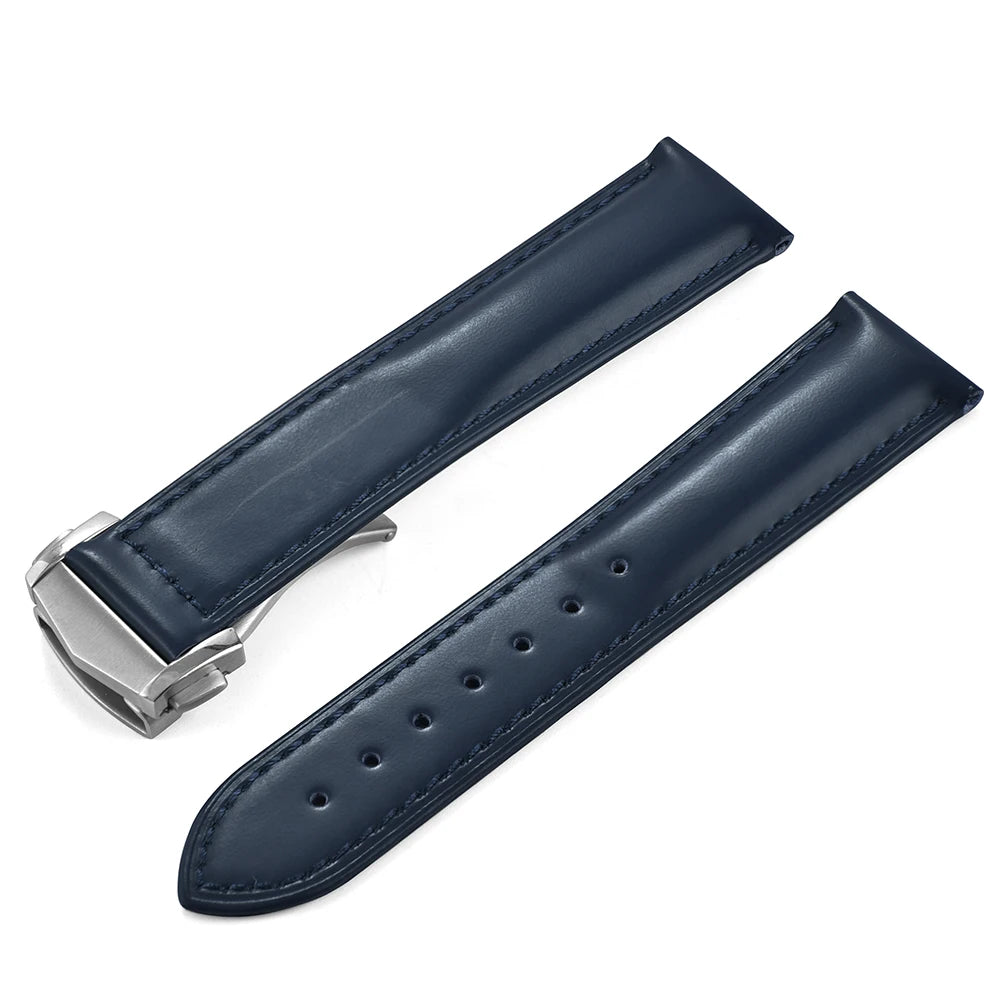 NATOBELT 19–22mm Quick Release Smooth Watch Strap – Folding Buckle for Omega, MoonSwatch & Seiko