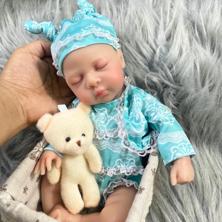 12″ Luna Full Silicone Reborn Baby Doll – Lifelike, Flexible & Washable Soft Body