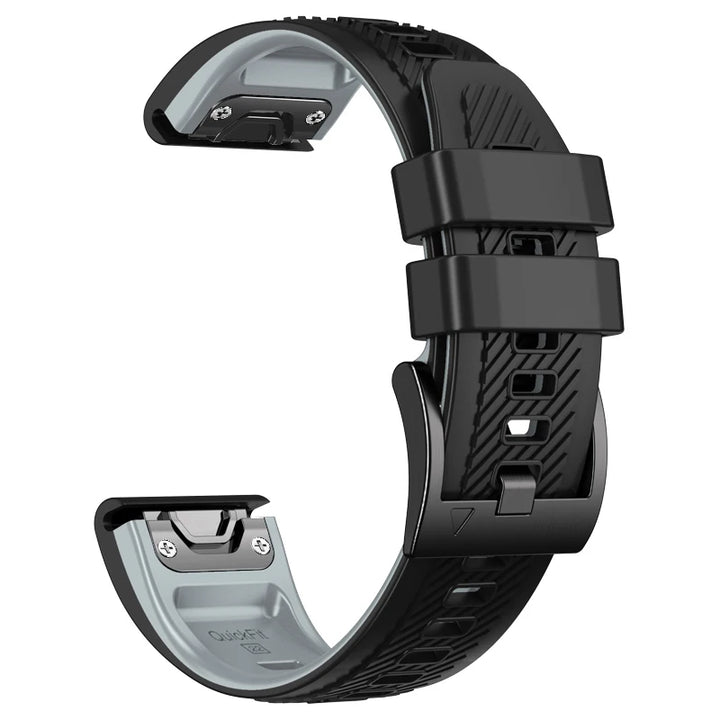 QuickFit Silicone Watch Strap 22/26mm for Garmin Fenix, MARQ, Epix & D2 Series