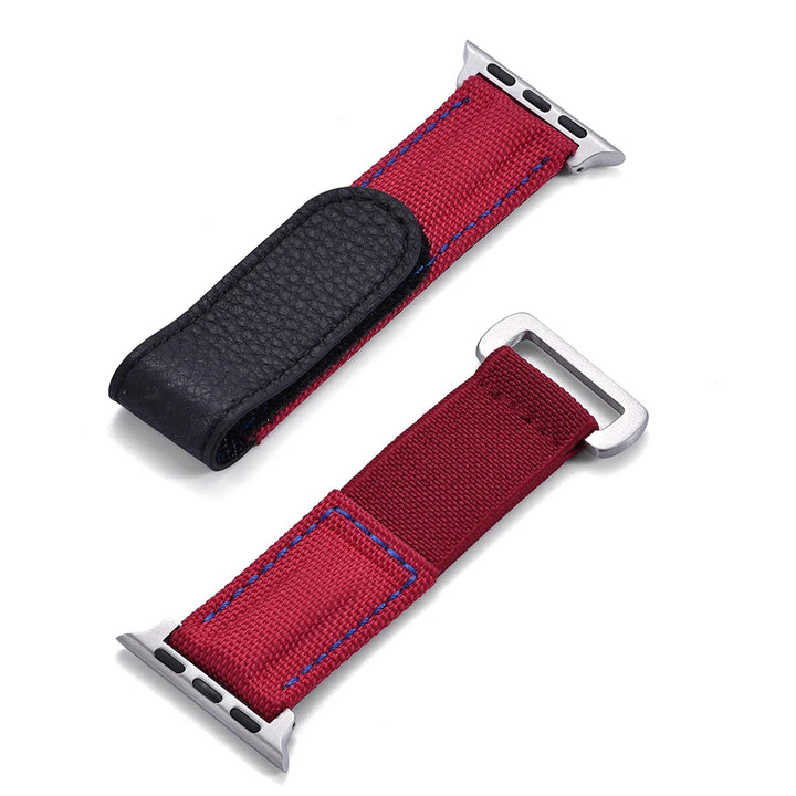 Braided Nylon Solo Loop For Apple Watch Band 45mm Ultra 2 49mm 38mm 44mm 40 41mm 42mm Leather Bracelet Series 10 9 8 7 5 se Belt