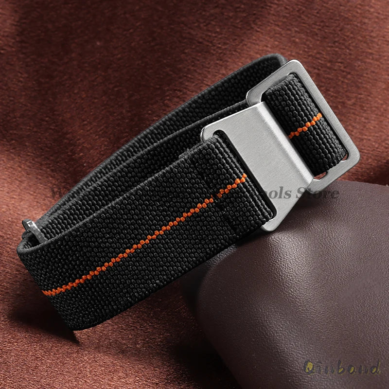 Elastic Nylon Watch Band for Seiko for Omega Sports Bracelets 18mm 20mm 22mm for Huawei Watch GT5/GT4/GT3 Parachute Watch Straps