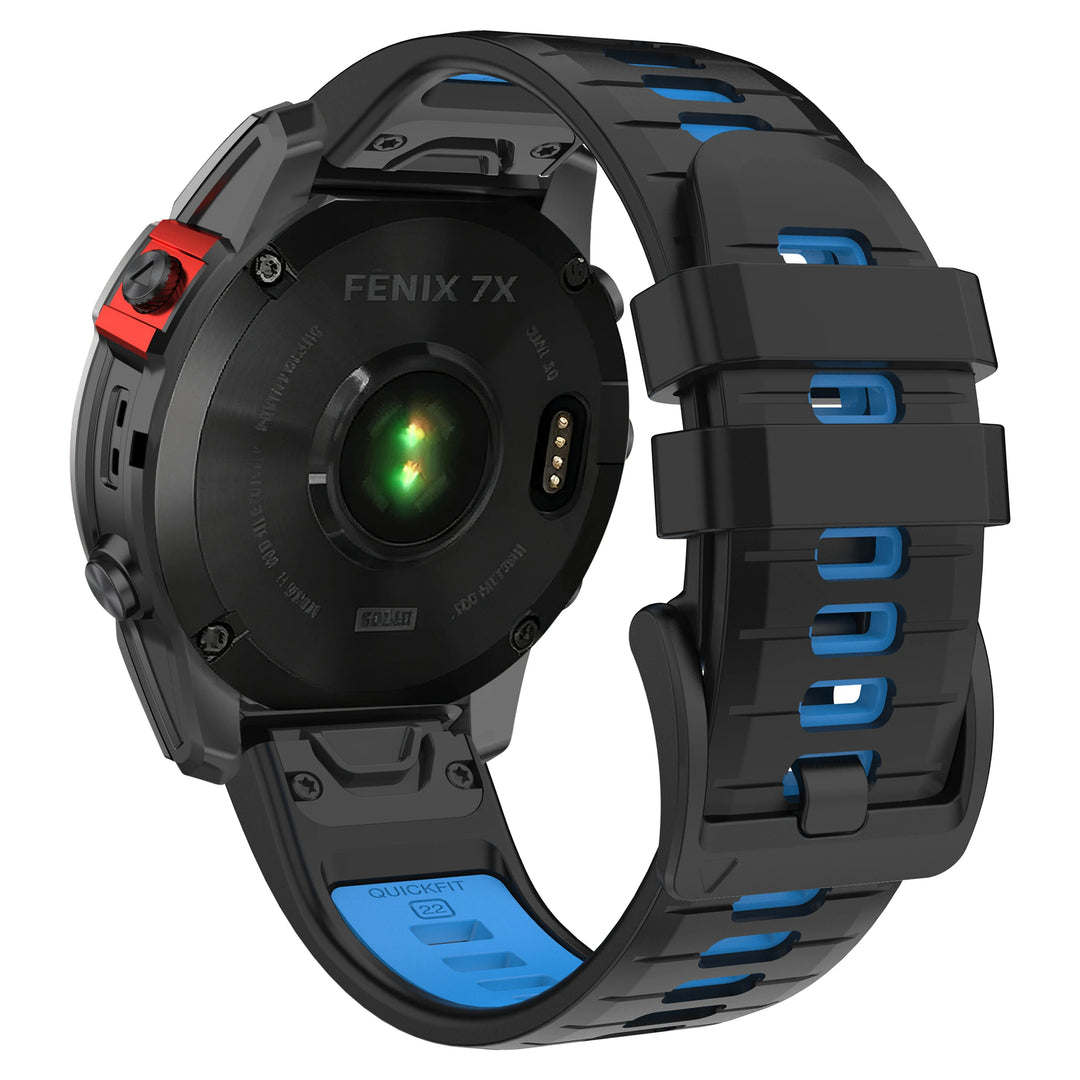 QuickFit Silicone Strap for Garmin Fenix, Epix & Enduro (22-26mm)