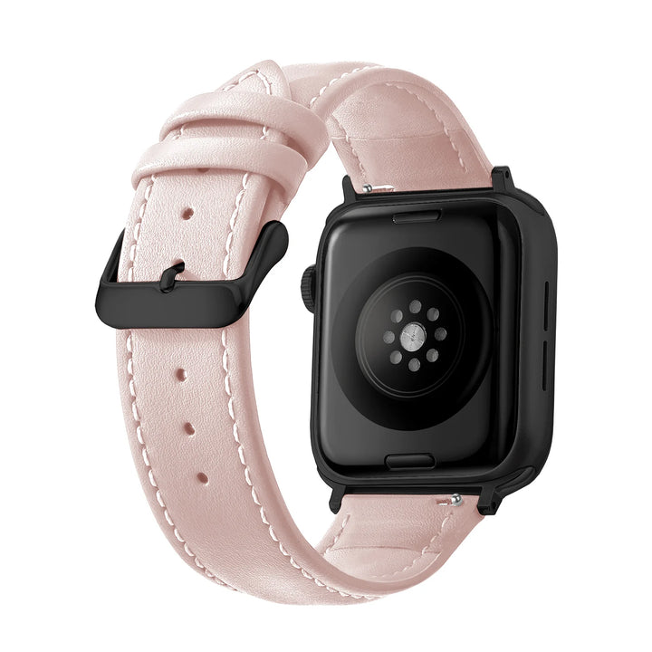 Genuine Leather Apple Watch Band 40–49mm for iWatch Series 3–8 & Ultra