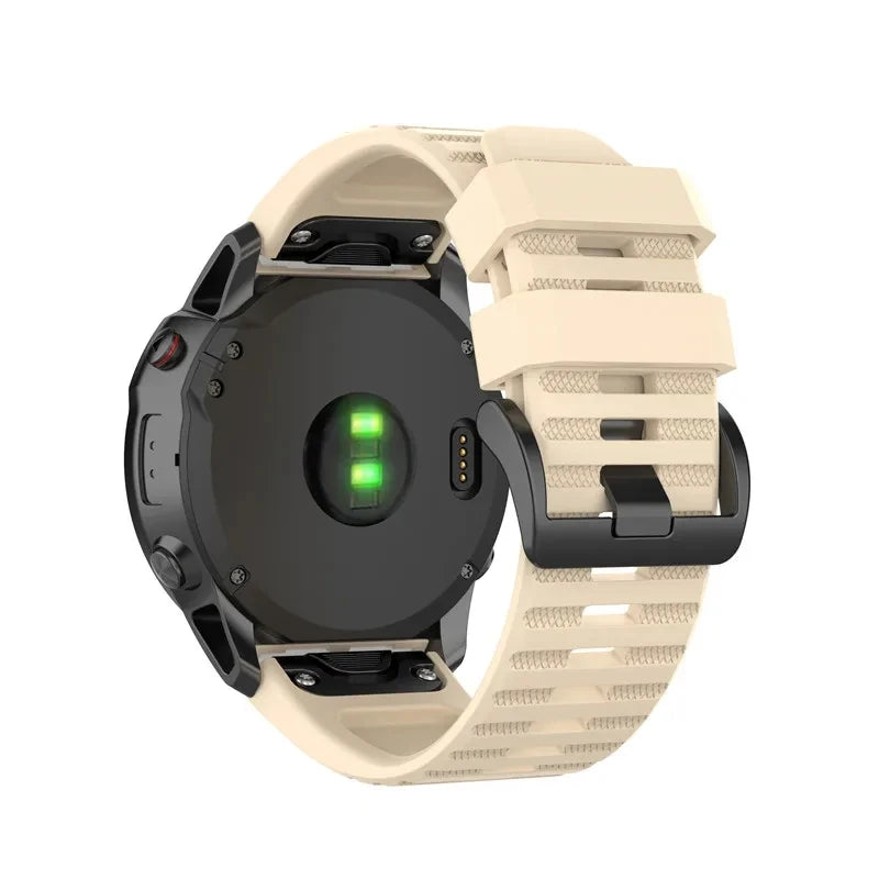 QuickFit Silicone Strap for Garmin Fenix & Epix (20-26mm)