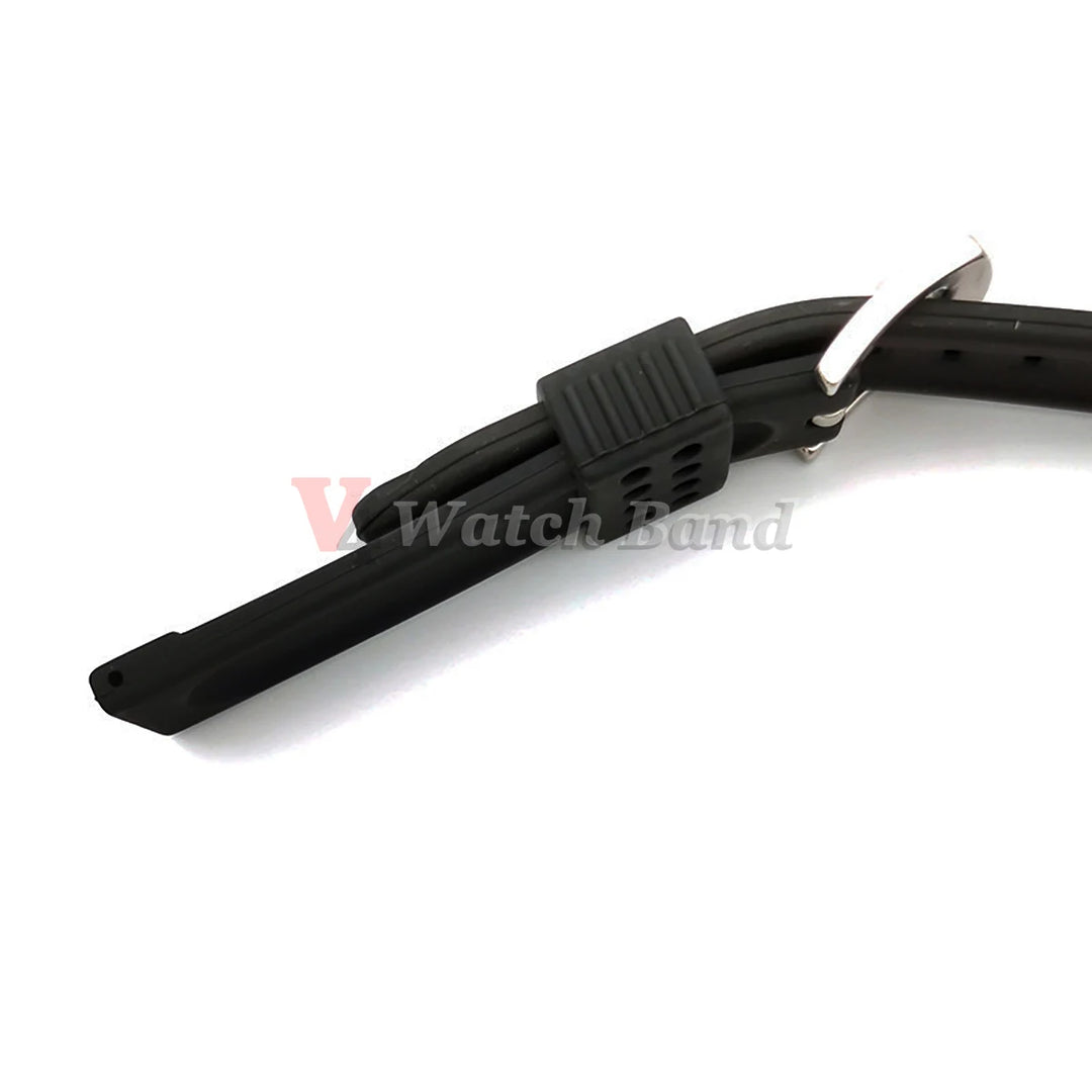 30mm 28mm 26mm 24mm Rubber Watch Strap 18mm 20mm 22mm Men's Sport Watchband Soft Diving Waterproof Silicone Wrist Belt Bracelet