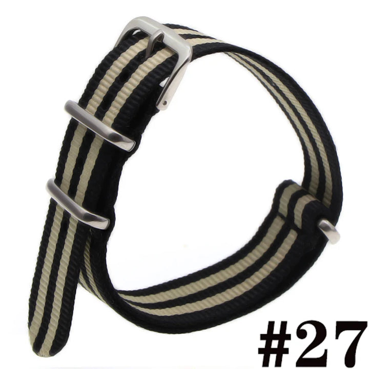 Waterproof Nylon Watch Strap (16-22mm)
