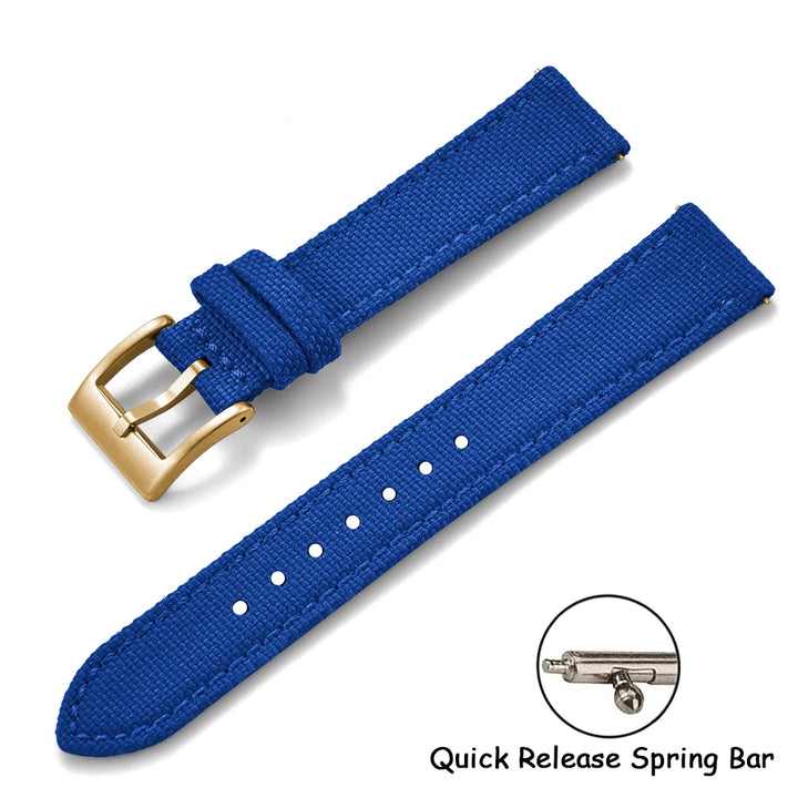 Sailcloth Nylon Watch Strap – 18-22mm Quick Release