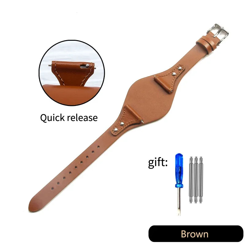 Genuine Leather 18mm Watch Strap for Fossil Women – ES4114/ES4113/ES3625/ES3616