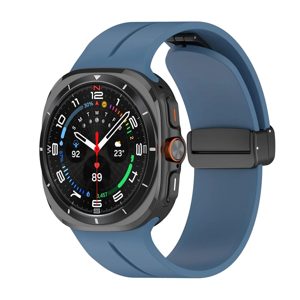 Straps For Samsung Galaxy watch Ultra 47mm smartwatch Accessories Silicone Magnetic Bracelet correa galaxy watch 7 ultra Band