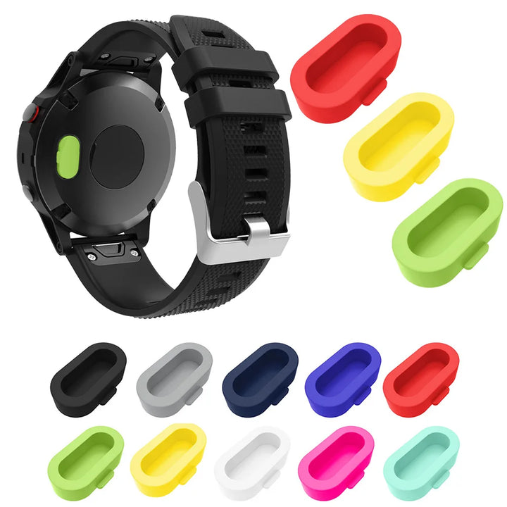 Silicone Dustproof Charging Port Protector for Garmin Fenix & Forerunner Series