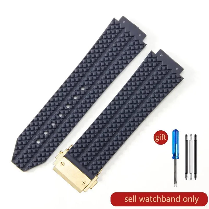 Waterproof Sports Silicone Watch Band 24x17 & 26x19mm (Men & Women)