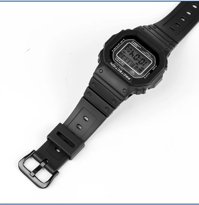 Anti-Allergy Resin Watch Strap with Stainless Steel Buckle for Casio G-Shock DW & GW Serie