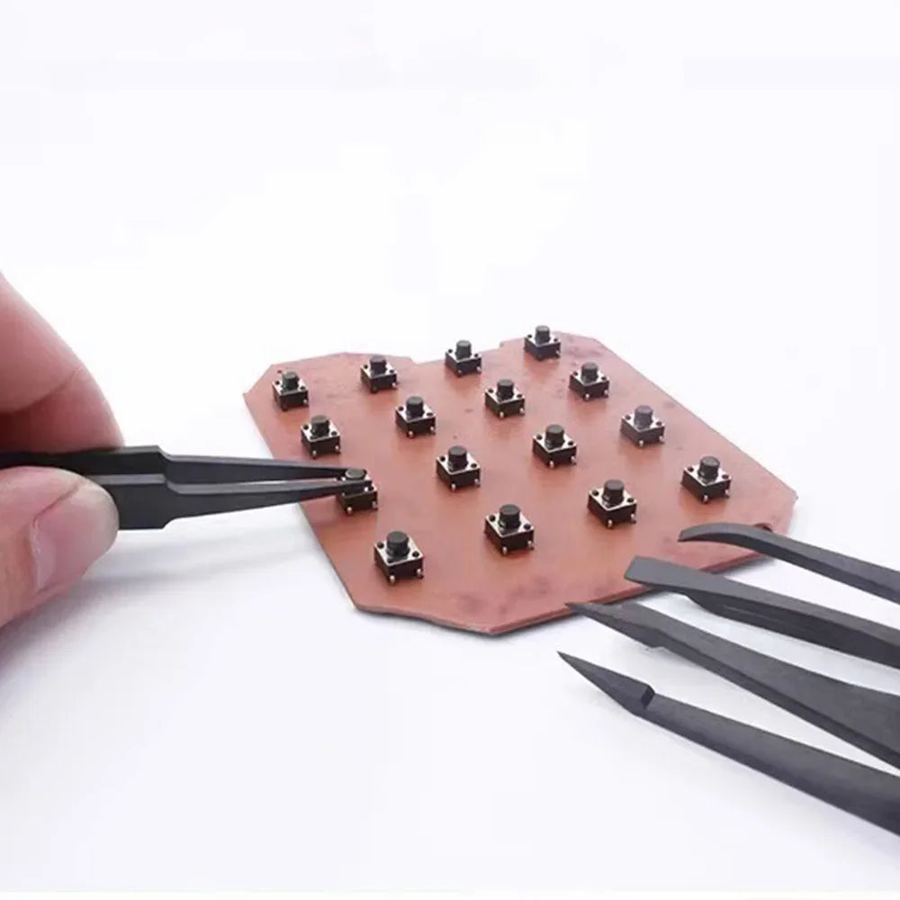Carbon Fiber Watch Tweezers – Anti-Static Tool for Watch Repair