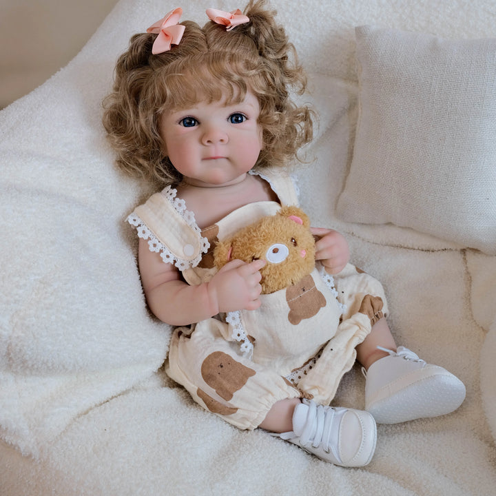 18″ Bettie Full‑Body Reborn Baby Doll – Lifelike Newborn with 3D Skin & Hand‑Rooted Hair