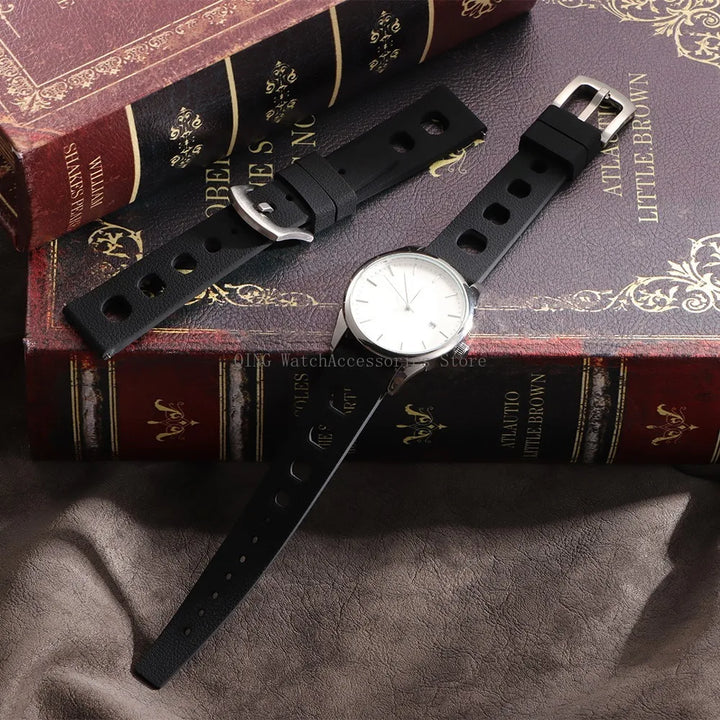 Universal Soft Silicone Quick Release Watch Strap – 20/22mm Tropical