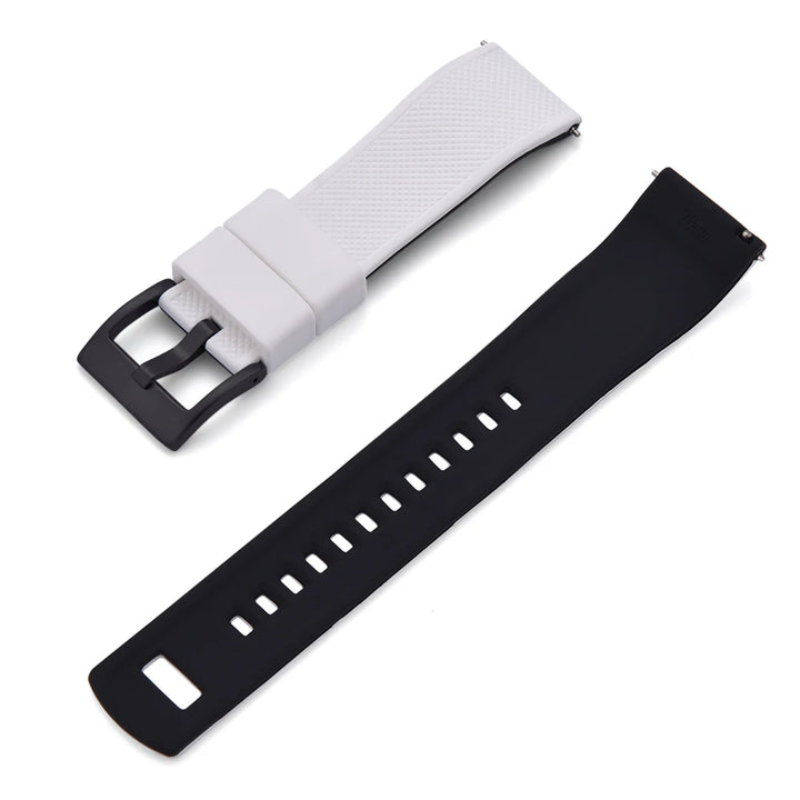 JUELONG Premium Silicone Watch Band 20mm Quick Release Rubber Strap Waterproof Men Women Replacement Watchband